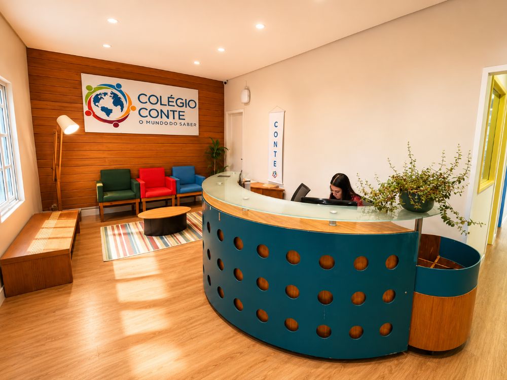 Recepção do Colégio Conte