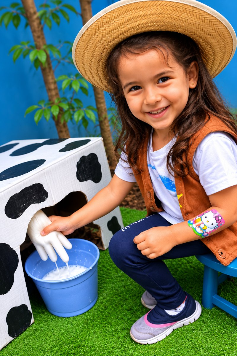 Atividade lúdica na Educação Infantil do Colégio Conte